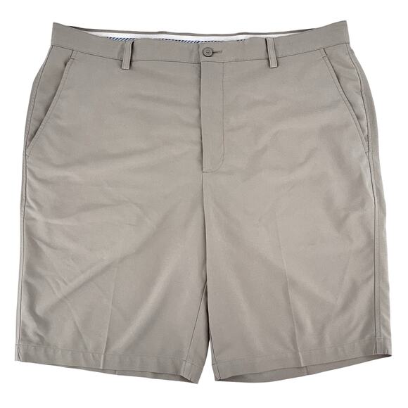 FJ Footjoy Mens Performance Lightweight Golf Shorts 10" Inseam Size 40 Beige EUC - Picture 1 of 10